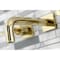 Kingston Brass KS6122DFL Two-Handle Wall Mount Bathroom Faucet, Polished Brass KS6122DFL - alternate 2